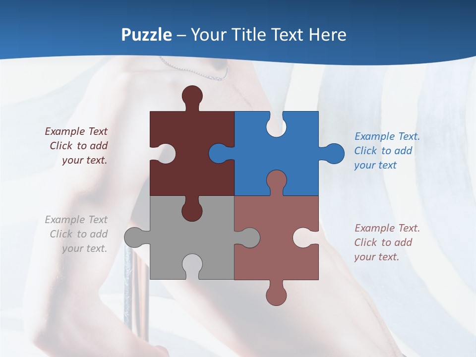 Male Pole Dancer PowerPoint Template