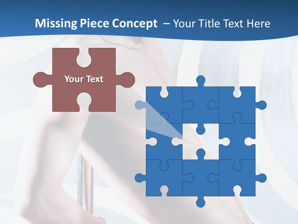 Male Pole Dancer PowerPoint Template