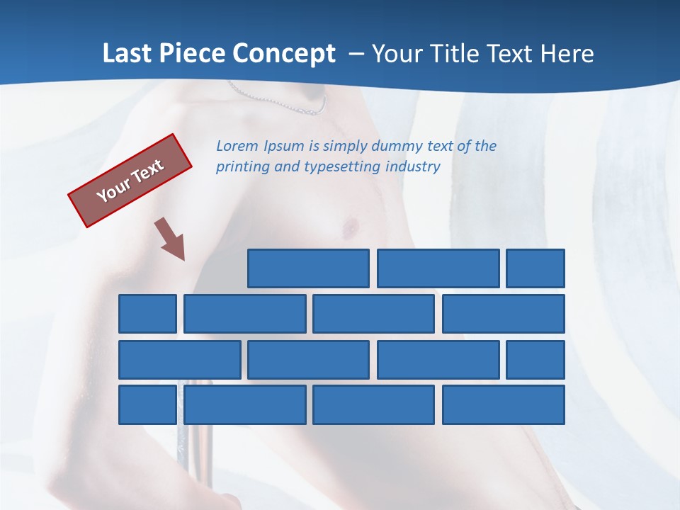 Male Pole Dancer PowerPoint Template