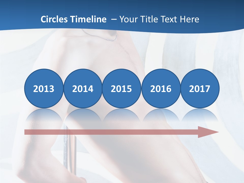 Male Pole Dancer PowerPoint Template