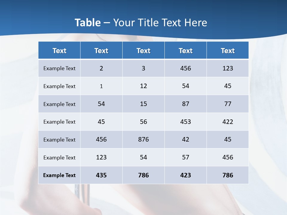 Male Pole Dancer PowerPoint Template