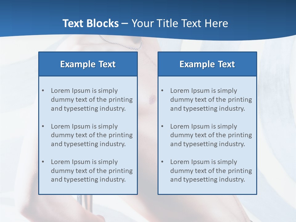Male Pole Dancer PowerPoint Template
