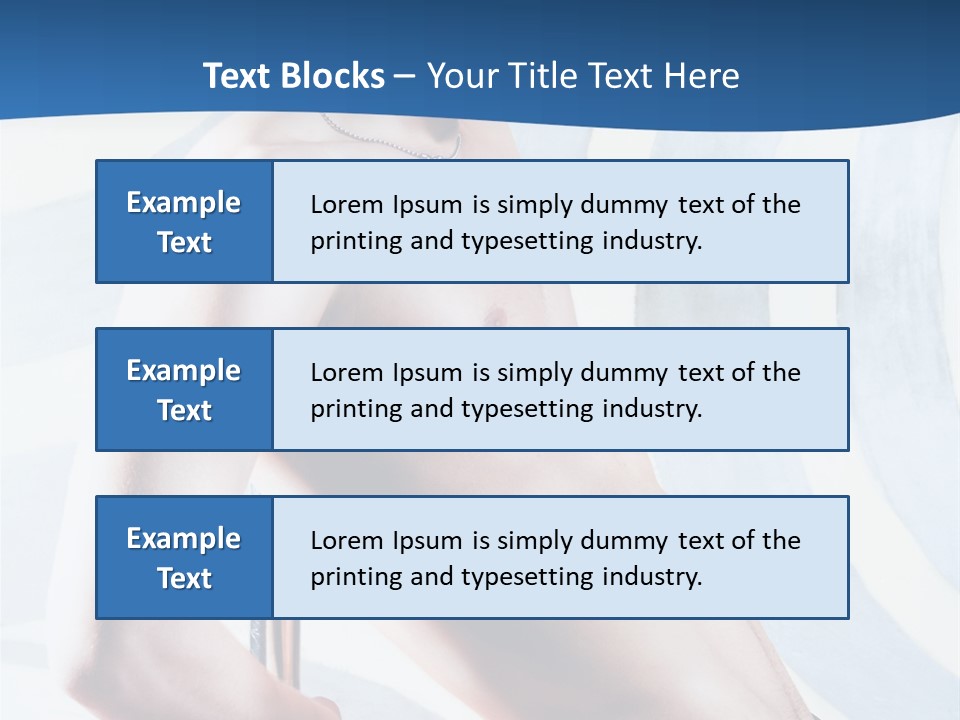 Male Pole Dancer PowerPoint Template