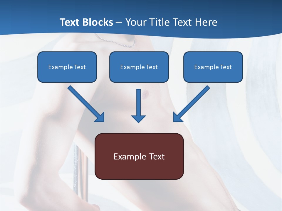Male Pole Dancer PowerPoint Template