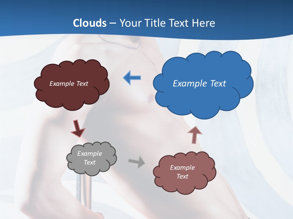 Male Pole Dancer PowerPoint Template