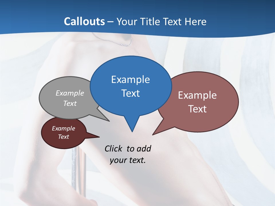 Male Pole Dancer PowerPoint Template