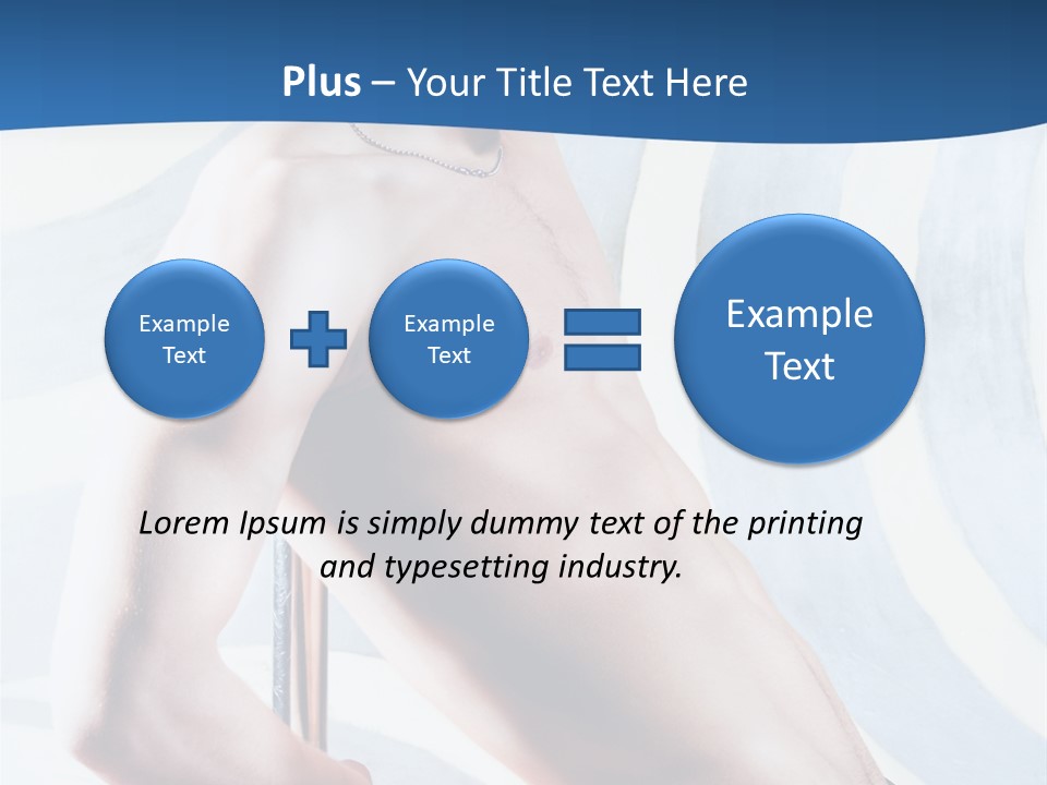 Male Pole Dancer PowerPoint Template