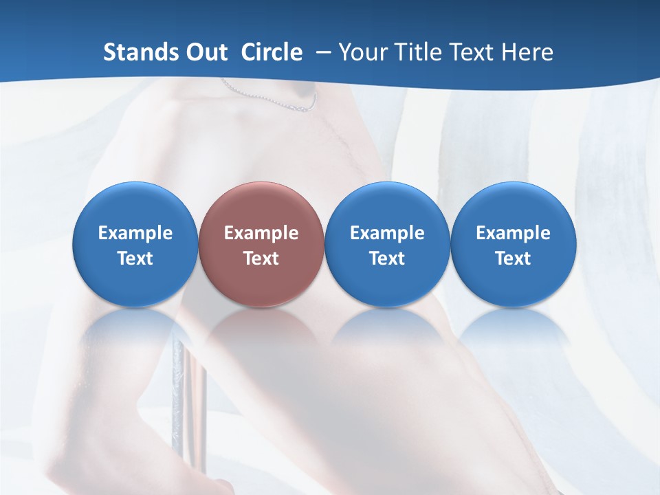 Male Pole Dancer PowerPoint Template