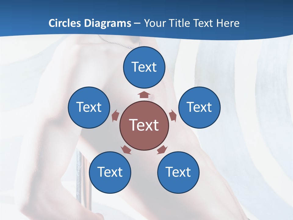 Male Pole Dancer PowerPoint Template