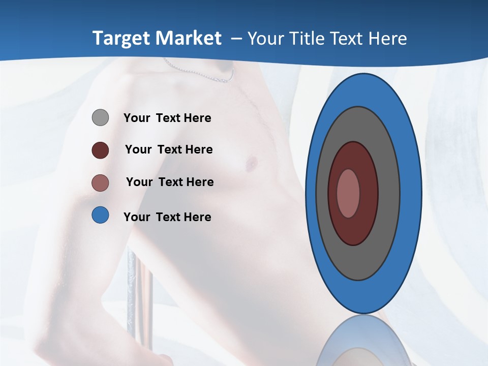 Male Pole Dancer PowerPoint Template