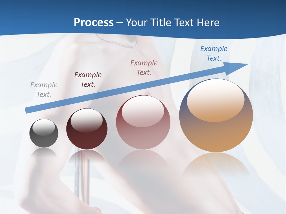 Male Pole Dancer PowerPoint Template