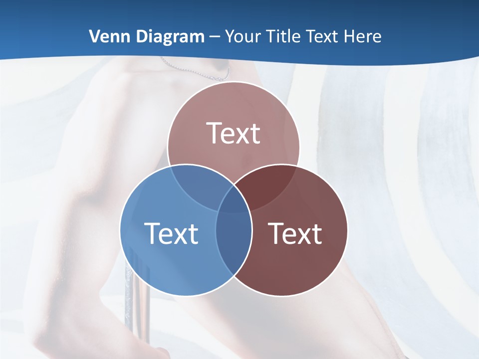 Male Pole Dancer PowerPoint Template