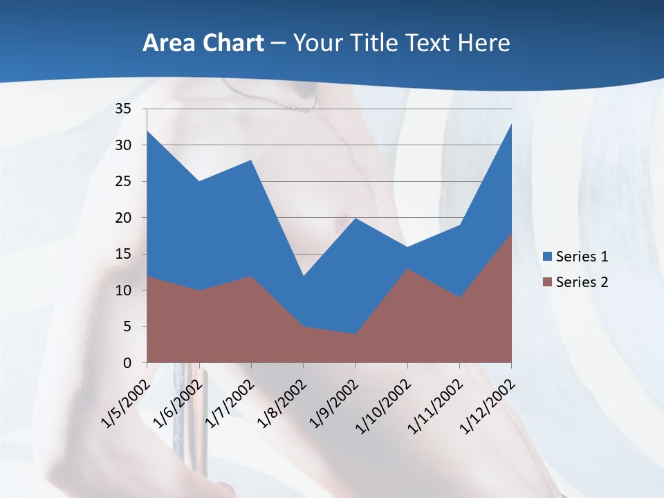 Male Pole Dancer PowerPoint Template