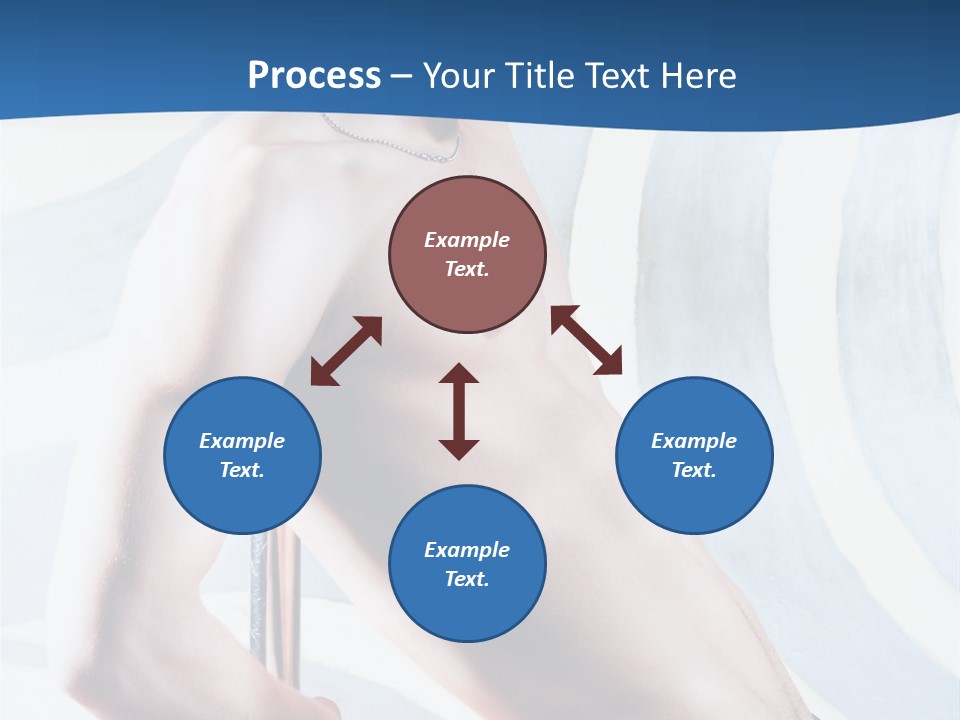 Male Pole Dancer PowerPoint Template