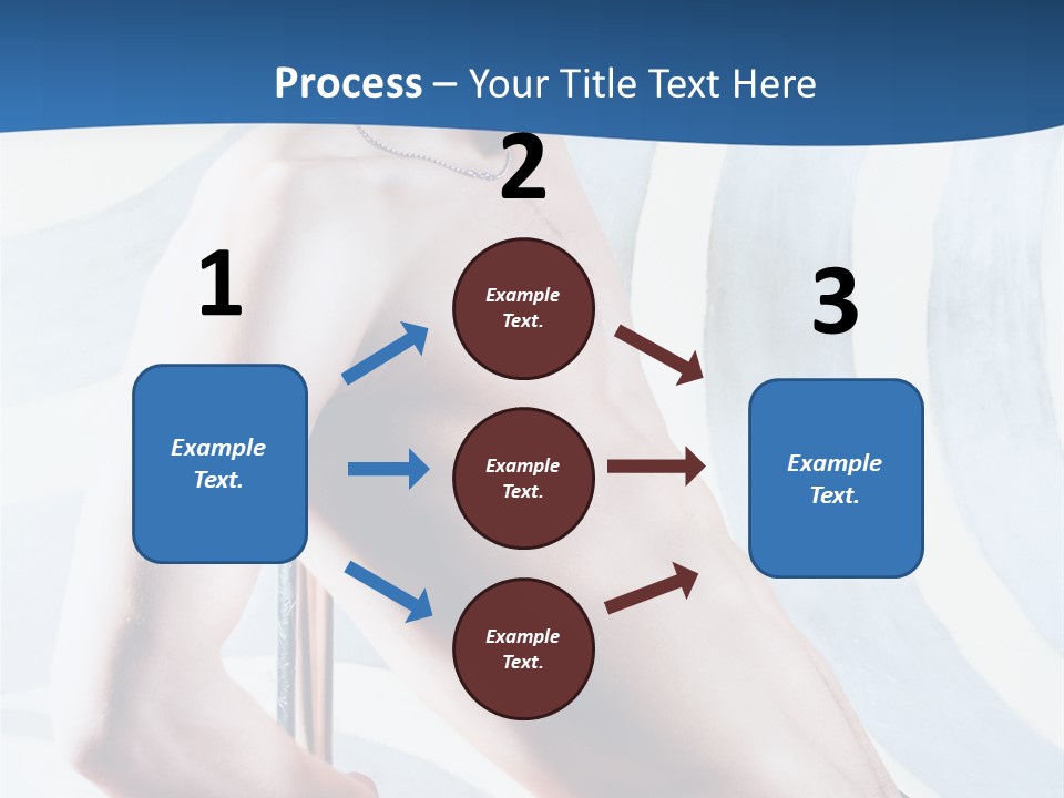 Male Pole Dancer PowerPoint Template