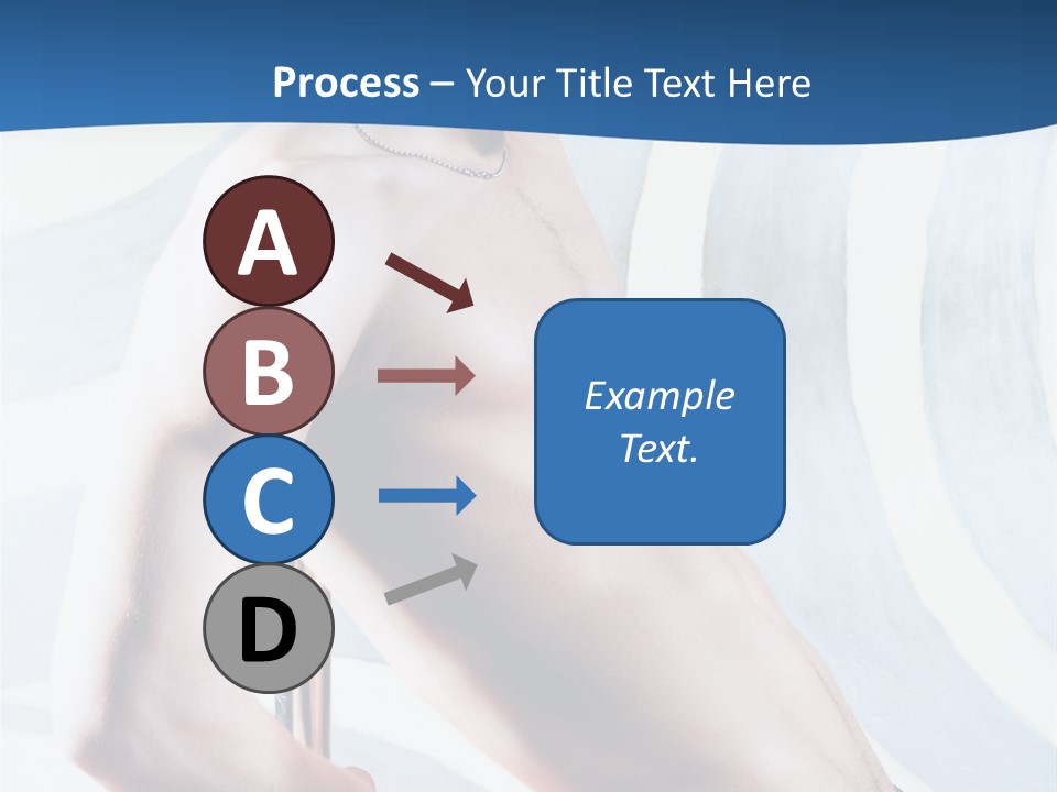 Male Pole Dancer PowerPoint Template