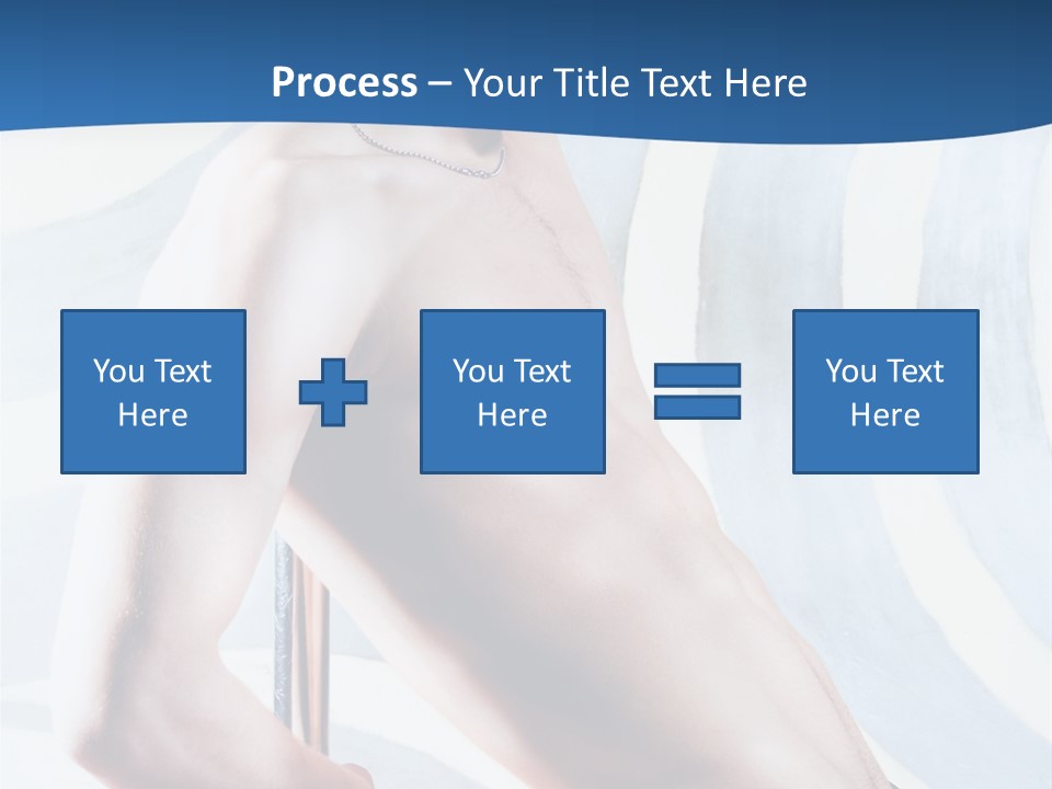 Male Pole Dancer PowerPoint Template