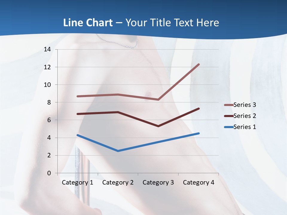 Male Pole Dancer PowerPoint Template