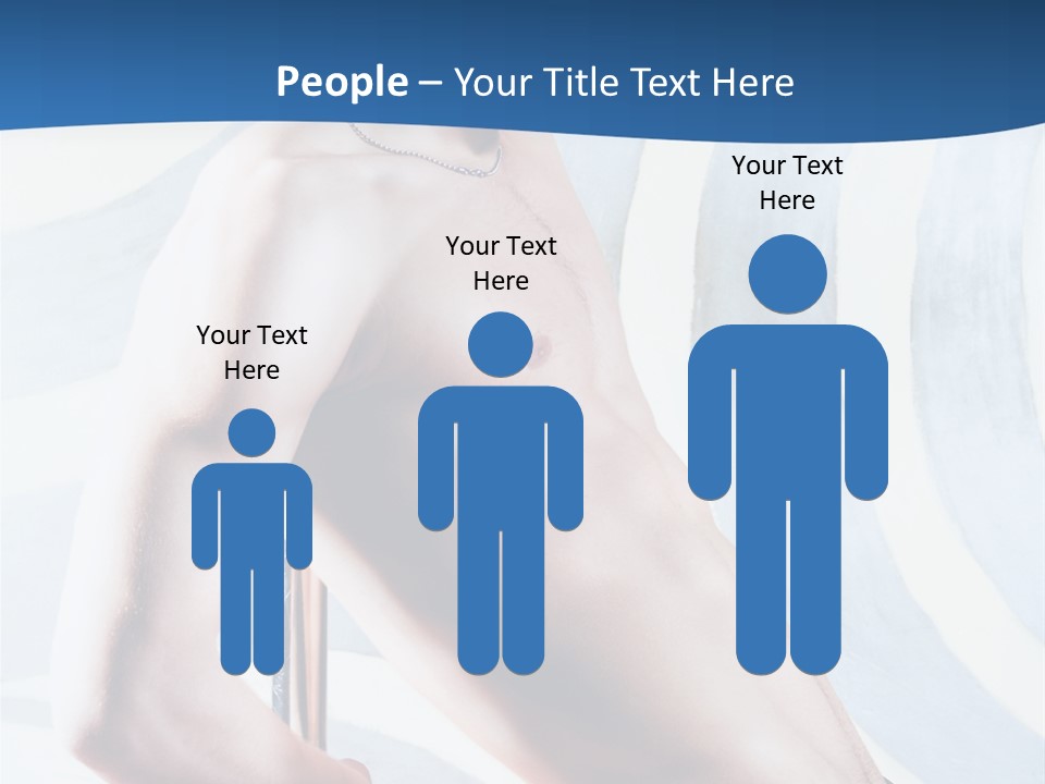 Male Pole Dancer PowerPoint Template