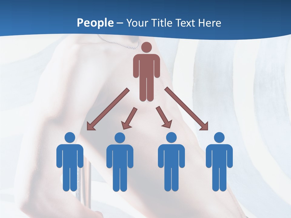 Male Pole Dancer PowerPoint Template