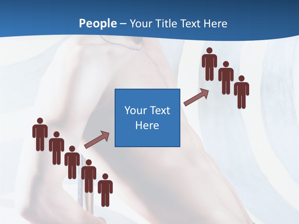 Male Pole Dancer PowerPoint Template