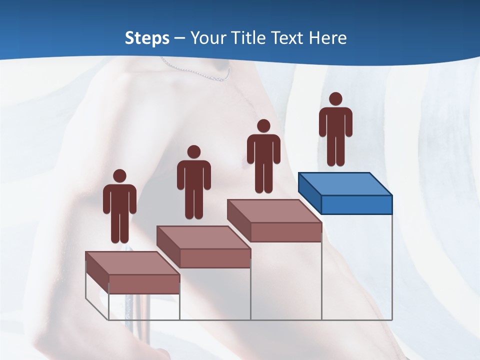 Male Pole Dancer PowerPoint Template