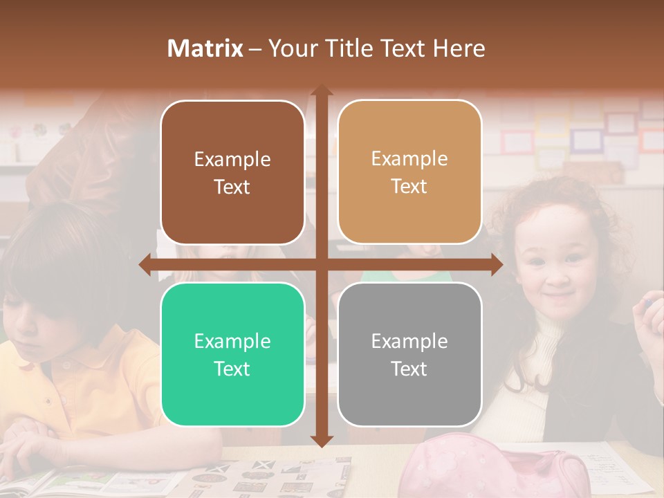 School Children PowerPoint Template