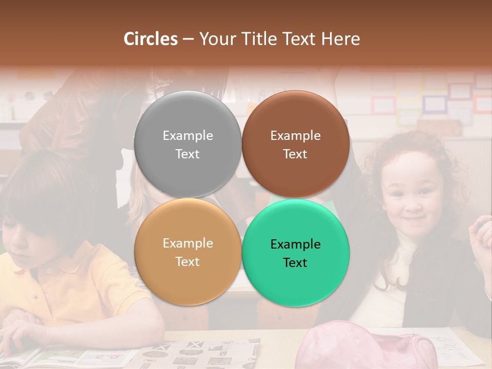 School Children PowerPoint Template