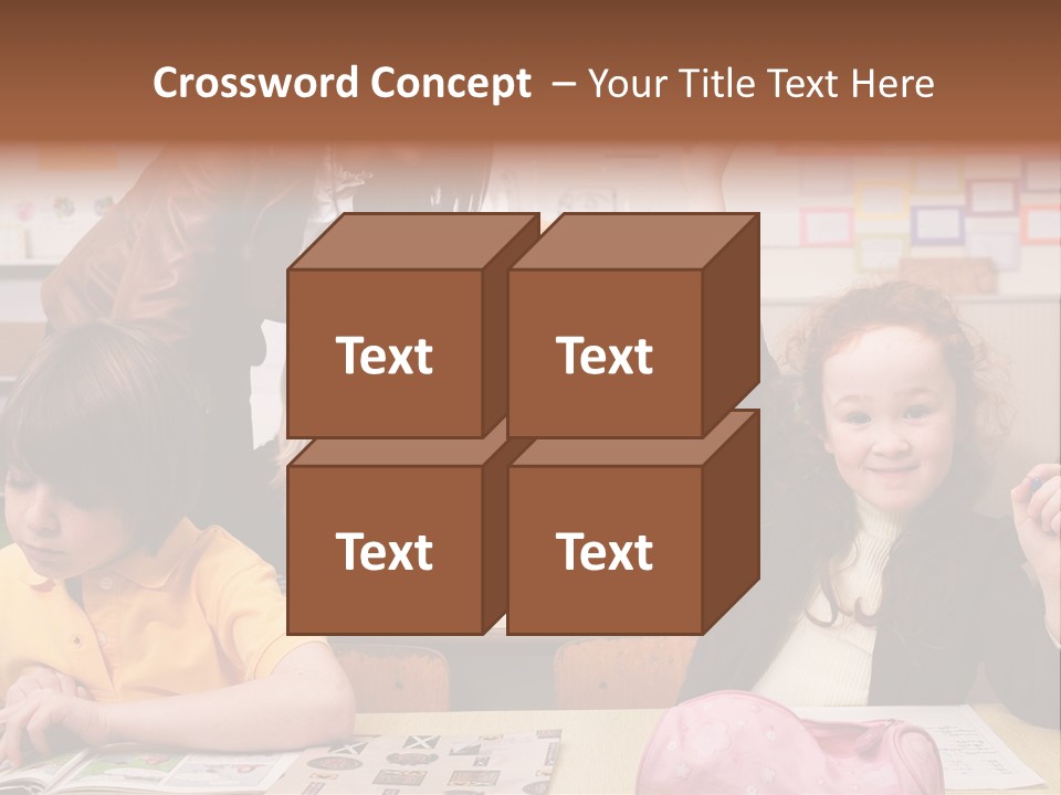 School Children PowerPoint Template