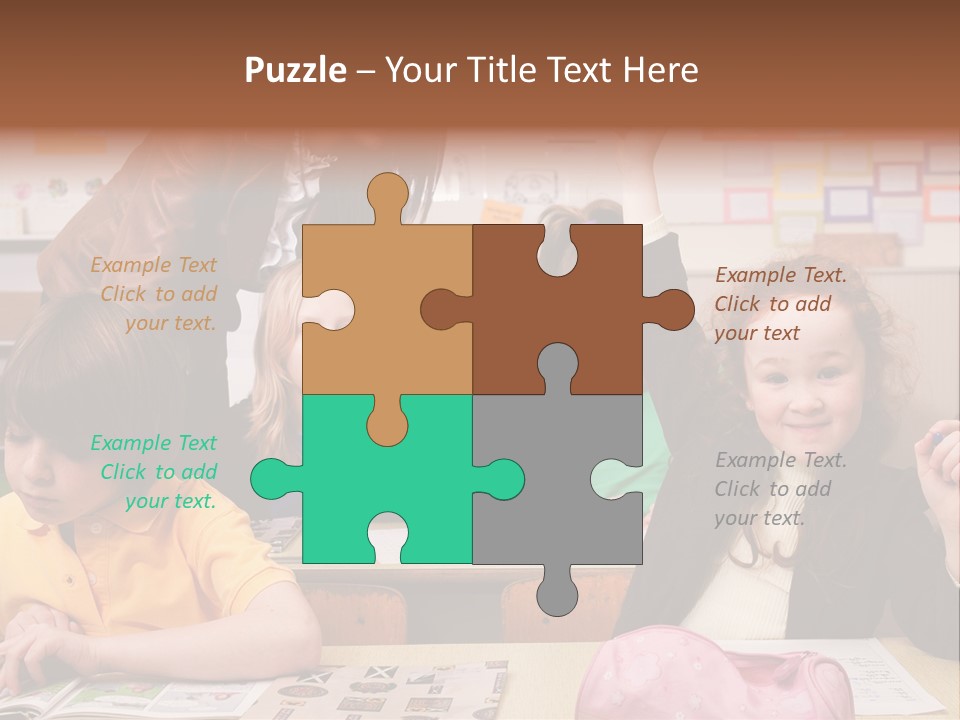 School Children PowerPoint Template