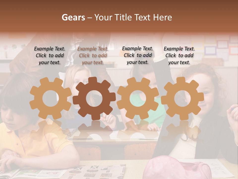 School Children PowerPoint Template