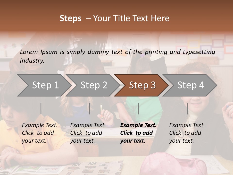 School Children PowerPoint Template