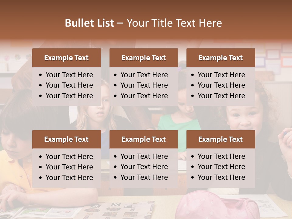 School Children PowerPoint Template
