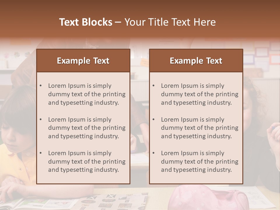 School Children PowerPoint Template