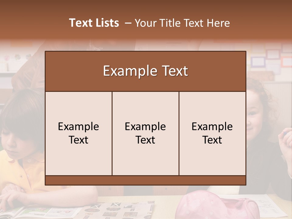 School Children PowerPoint Template