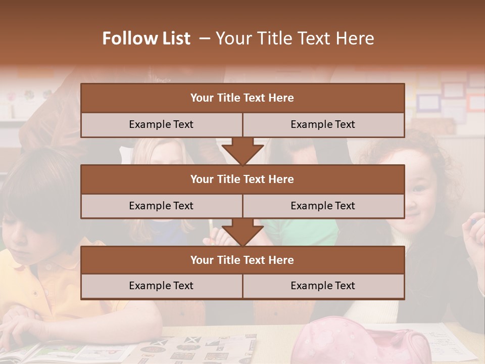 School Children PowerPoint Template