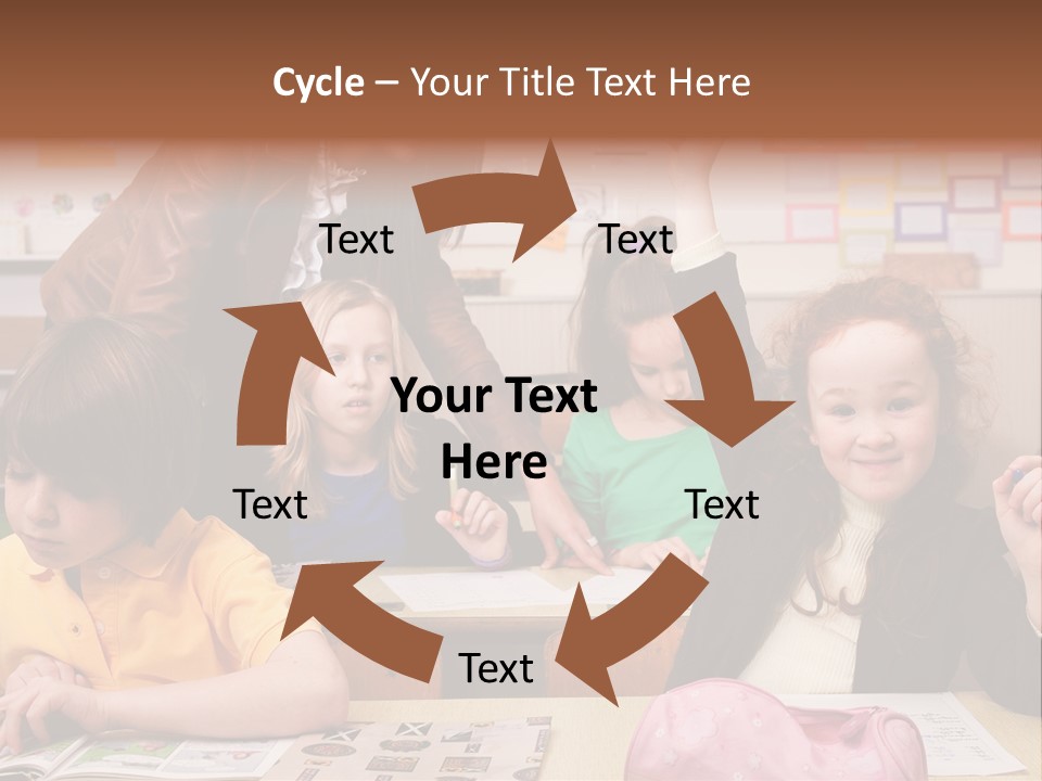 School Children PowerPoint Template