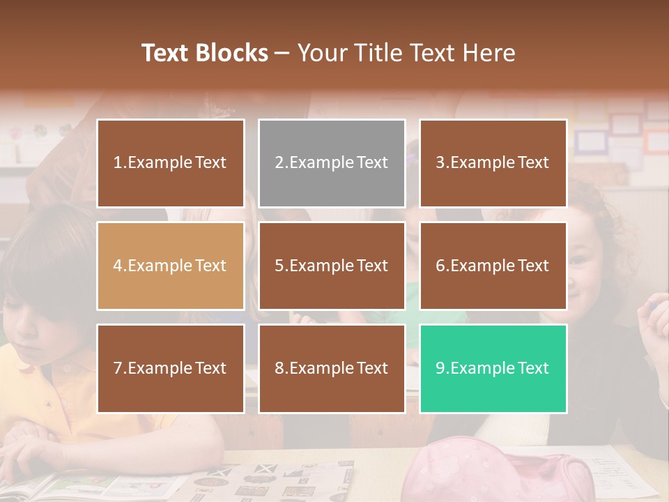 School Children PowerPoint Template