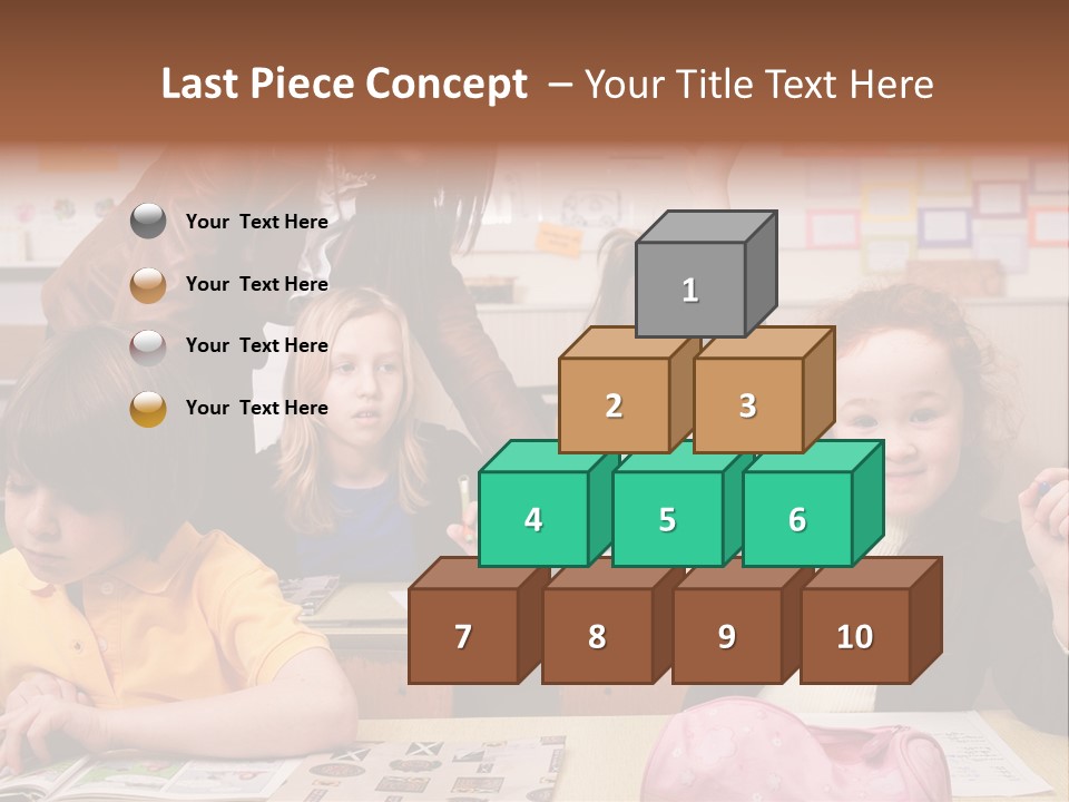 School Children PowerPoint Template