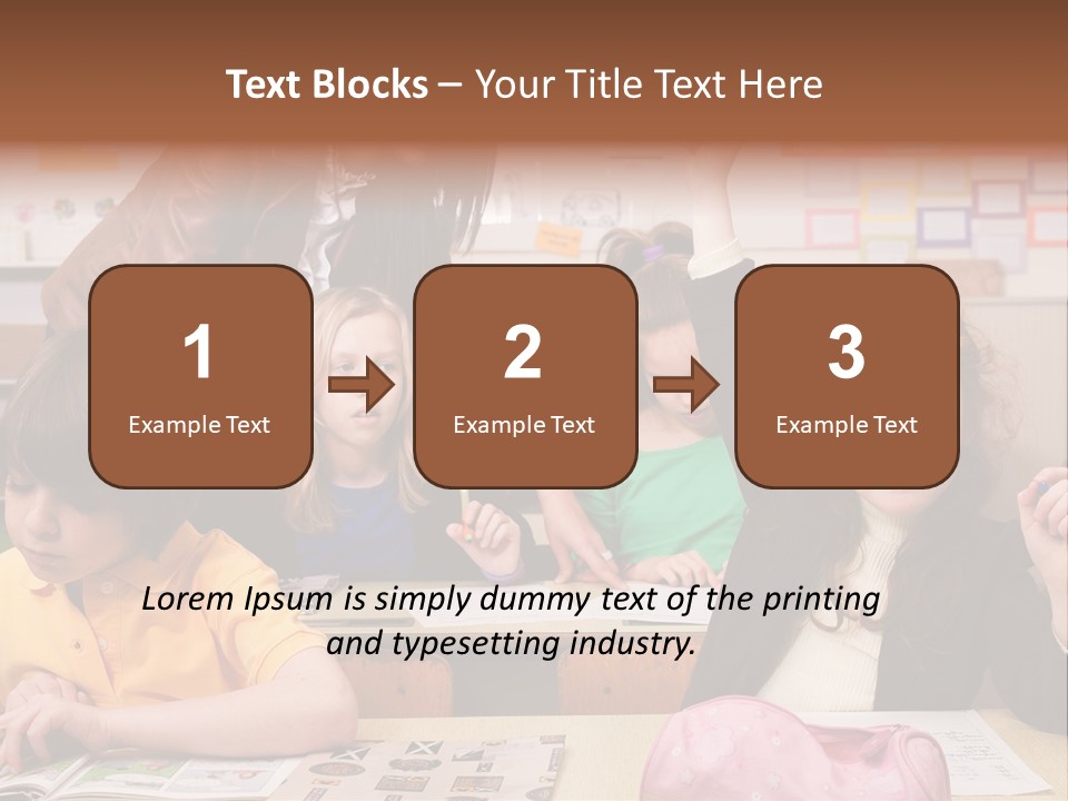 School Children PowerPoint Template