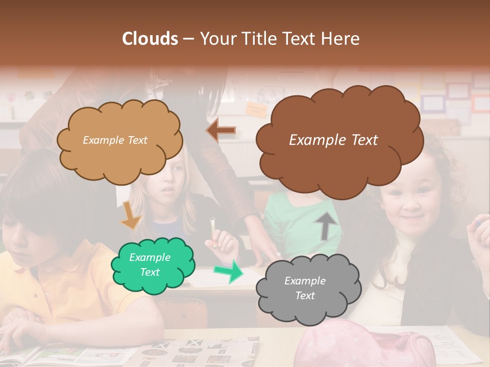 School Children PowerPoint Template