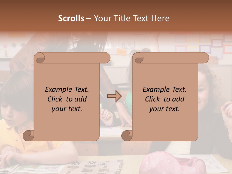 School Children PowerPoint Template