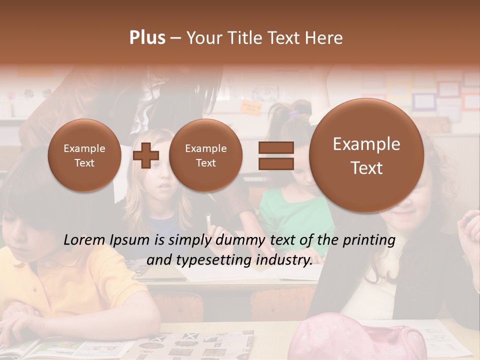 School Children PowerPoint Template