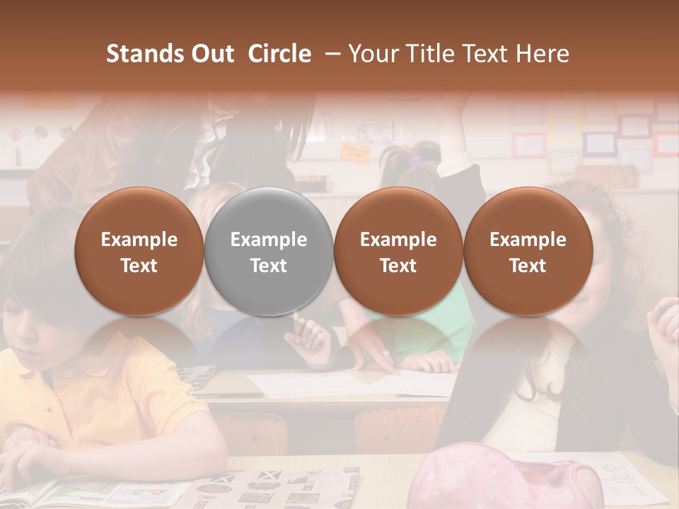 School Children PowerPoint Template