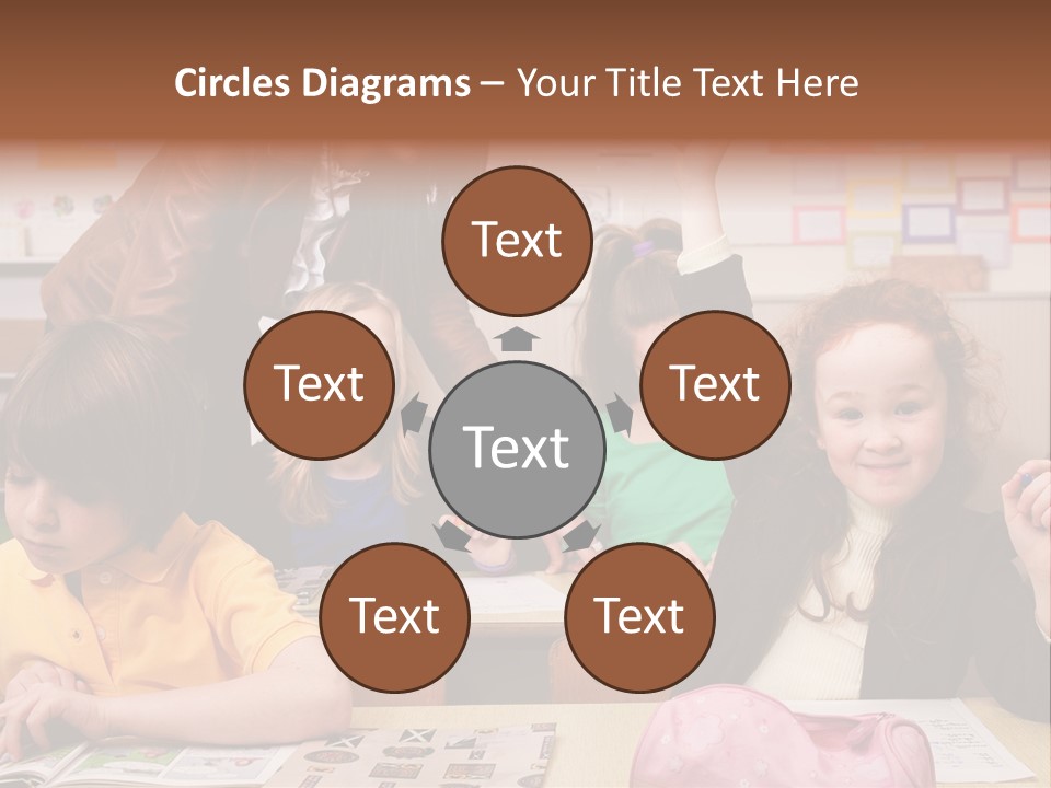 School Children PowerPoint Template