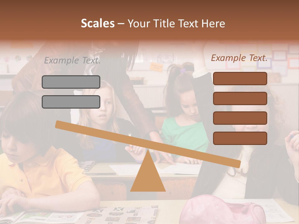 School Children PowerPoint Template