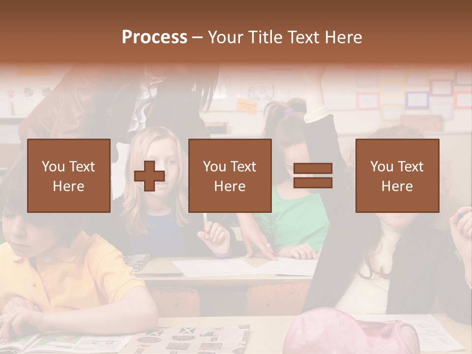 School Children PowerPoint Template