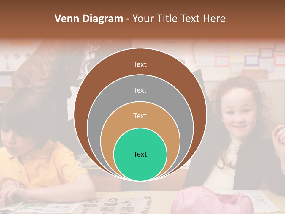 School Children PowerPoint Template