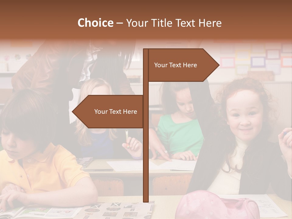 School Children PowerPoint Template