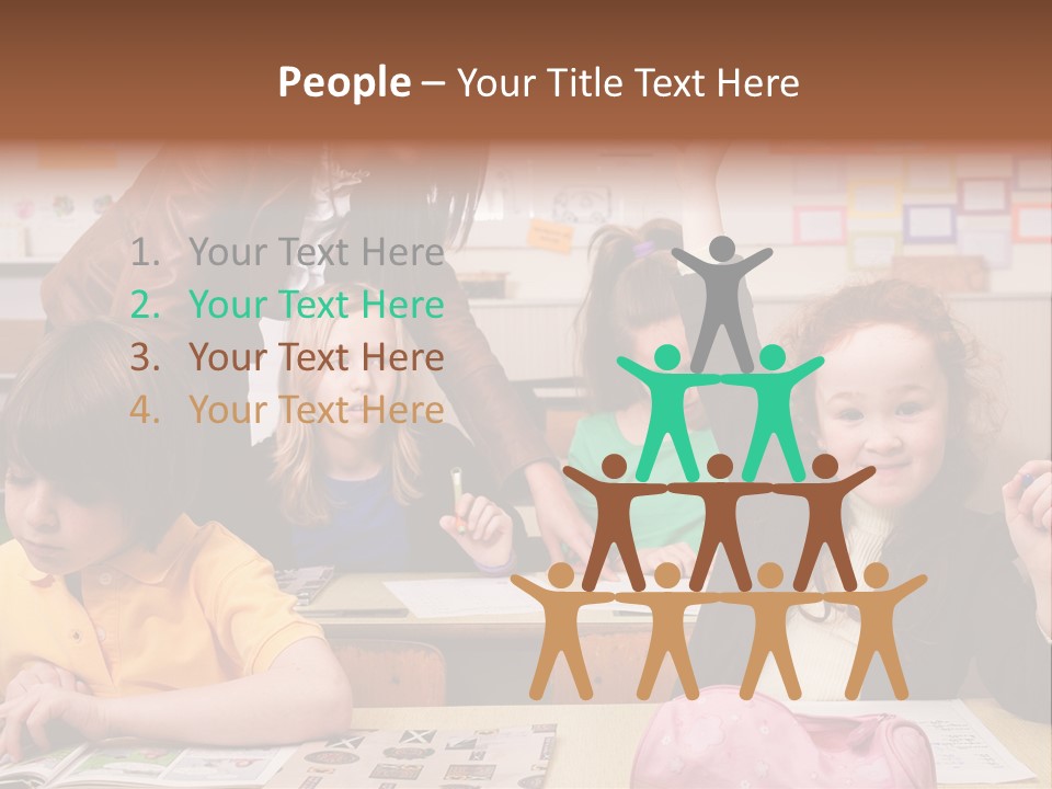 School Children PowerPoint Template